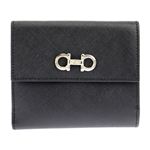 FERRAGAMO（フェラガモ） A960 PEBBLE／BLK ダブルホック財布