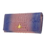 Vivienne Westwood（ヴィヴィアンウエストウッド） 長札（小銭入れ付） 2800V-CLASSIC ORB COCCO CROC ROSA