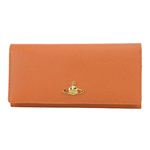 Vivienne Westwood（ヴィヴィアンウエストウッド） 長札（小銭入れ付） 2800V-SAFFIANO MANDARINO