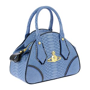 Vivienne Westwood（ヴィヴィアンウエストウッド） 手提げバッグ 5243V-FRILLY SNAKE BLU