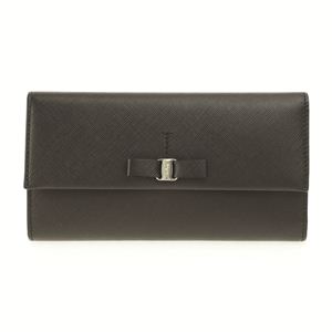 FERRAGAMO（フェラガモ） FR-A953PEBBLE-BLK 長札（ファスナー付）