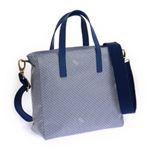 GHERARDINI（ゲラルディーニ） GH0993 TP／D.WHITE／COBALTO 手提げ（ショルダー付）