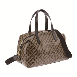 GHERARDINI（ゲラルディーニ） GH0995 TP／TABACCO／NERO 手提げ（ショルダー付）