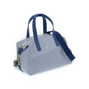 GHERARDINI（ゲラルディーニ） GH0996 TP／D.WHITE／COBALTO 手提げ（ショルダー付）