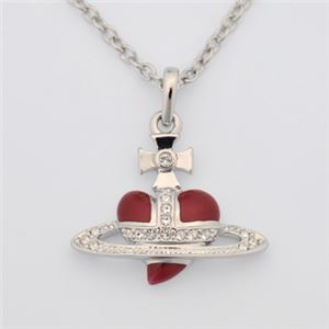 Vivienne Westwood（ヴィヴィアンウエストウッド） DIAMANTE HEART P／SS／RED ネックレス