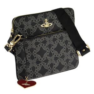 Vivienne Westwood（ヴィヴィアン・ウエストウッド） 13-317 LOGOMANIA／BLK ショルダーバッグ
