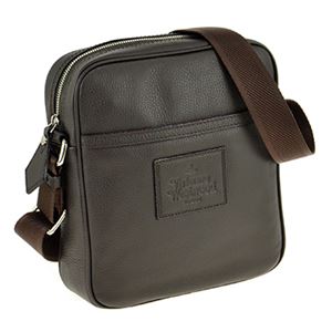 Vivienne Westwood（ヴィヴィアン・ウエストウッド） 13-289A MAN LEATHER／DBR ショルダーバッグ