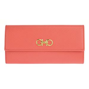 Salvatore Ferragamo（フェラガモ） B855 CALF／M.ROSE 長財布