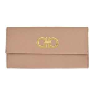Salvatore Ferragamo（フェラガモ） 7121 CALF／N.ROSE 長財布