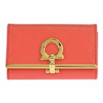 Salvatore Ferragamo（フェラガモ） 4627 CALF／M.ROSE キーケース