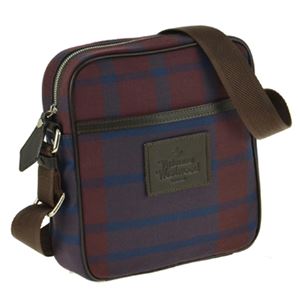 Vivienne Westwood（ヴィヴィアン・ウエストウッド） 13-376 MAN TARTAN／BLU ショルダーバッグ