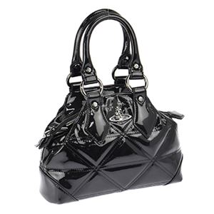 Vivienne Westwood（ヴィヴィアン・ウエストウッド） 6108V-HARLEQUIN／P.BLK 手提げバッグ