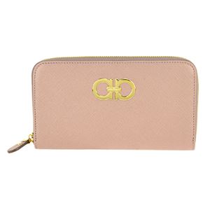 Salvatore Ferragamo（フェラガモ） B300 CALF／N.ROSE 長財布