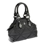 Vivienne Westwood（ヴィヴィアン・ウエストウッド） 6108V-HARLEQUIN／ECOV.BLK 手提げバッグ