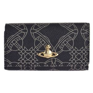 Vivienne Westwood（ヴィヴィアン・ウエストウッド） 32-386 LOGOMANIA／BLK キーケース