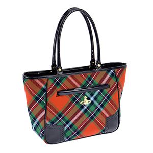 Vivienne Westwood（ヴィヴィアン・ウエストウッド） 6270V-TARTAN BROGU／CLASS 手提げバッグ