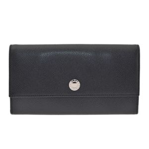 BVLGARI（ブルガリ） 27749 BLACK 長札（ファスナー付）