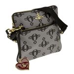 Vivienne Westwood（ヴィヴィアン・ウエストウッド） 13-396 LOGOMANIA／GRY ショルダーバッグ
