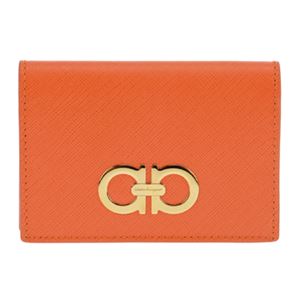 Salvatore Ferragamo（フェラガモ） A552 CALF／CALENDULA 名刺入れ