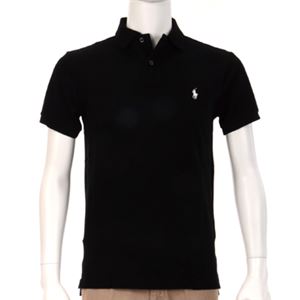Ralph Lauren（ラルフローレン） MNBLKNIM1I10167／B10BLACK／S ポロシャツ半袖
