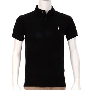 Ralph Lauren（ラルフローレン） MNBLKNIM1I10167／B10BLACK／XS ポロシャツ半袖