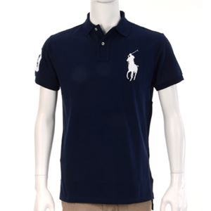 Ralph Lauren（ラルフローレン） MNBLKNIM1A00246／048NAVY／M ポロシャツ半袖
