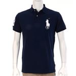 Ralph Lauren（ラルフローレン） MNBLKNIM1A00246／048NAVY／S ポロシャツ半袖