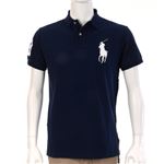 Ralph Lauren（ラルフローレン） MNBLKNIM1A00246／048NAVY／XS ポロシャツ半袖
