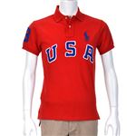 Ralph Lauren（ラルフローレン） MNBLKNIM1A00247／065RED／XS ポロシャツ半袖