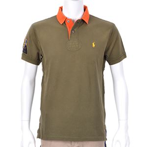Ralph Lauren（ラルフローレン） MNBLKNIM1A00249／038DARK GREEN／XS ポロシャツ半袖