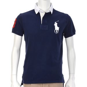 Ralph Lauren（ラルフローレン） MNBLKNIM1A10011／B82NAVY／L ポロシャツ半袖