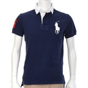 Ralph Lauren（ラルフローレン） MNBLKNIM1A10011／B82NAVY／S ポロシャツ半袖