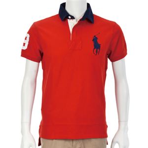 Ralph Lauren（ラルフローレン） MNBLKNIM1A10011／D71RED／XL ポロシャツ半袖
