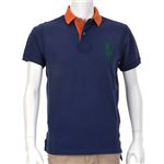 Ralph Lauren（ラルフローレン） MNBLKNIM1A10037／B82NAVY／L ポロシャツ半袖