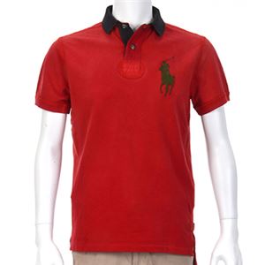 Ralph Lauren（ラルフローレン） MNBLKNIM1A10037／D71RED／S ポロシャツ半袖