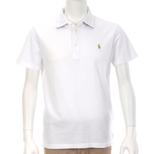 Ralph Lauren（ラルフローレン） MNBLKNIM1I10193／E86WHITE／S ポロシャツ半袖