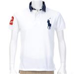Ralph Lauren（ラルフローレン） MNBLKNIM1J00163／010WHITE／M ポロシャツ半袖