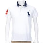 Ralph Lauren（ラルフローレン） MNBLKNIM1J00163／010WHITE／S ポロシャツ半袖