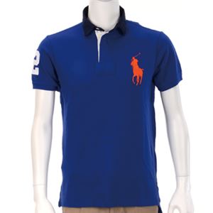 Ralph Lauren（ラルフローレン） MNBLKNIM1J00163／046BLUE／L ポロシャツ半袖