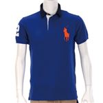 Ralph Lauren（ラルフローレン） MNBLKNIM1J00163／046BLUE／L ポロシャツ半袖
