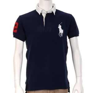 Ralph Lauren（ラルフローレン） MNBLKNIM1J00163／048NAVY／XS ポロシャツ半袖