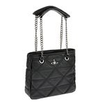 Vivienne Westwood（ヴィヴィアン・ウエストウッド） 6107V-HARLEQUIN／ECOV.BLK 手提げバッグ
