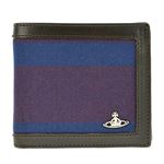 Vivienne Westwood（ヴィヴィアン・ウエストウッド） 33-058 MAN TARTAN／BLU 二つ折り財布