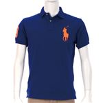 Ralph Lauren（ラルフローレン） MNBLKNIM1A10045／B82NAVY／XS ポロシャツ半袖