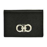 Salvatore Ferragamo（フェラガモ） A552 PEBBLE／BLK 名刺入れ