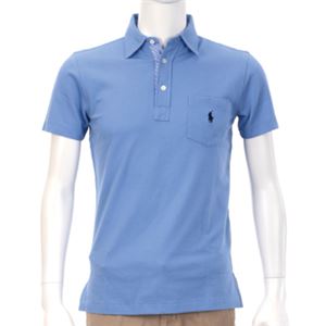 Ralph Lauren（ラルフローレン） MNBLKNIM1I10021／B28BLUE／XS ポロシャツ半袖