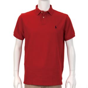 Ralph Lauren（ラルフローレン） MNBLKNIM1I10047／D71RED／L ポロシャツ半袖