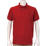 Ralph Lauren（ラルフローレン） MNBLKNIM1I10047／D71RED／L ポロシャツ半袖