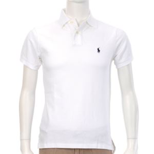 Ralph Lauren（ラルフローレン） MNBLKNIM1I10047／E86WHITE／XS ポロシャツ半袖