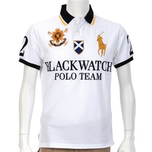 Ralph Lauren（ラルフローレン） MNBLKNIM1I10086／E86WHITE／S ポロシャツ半袖